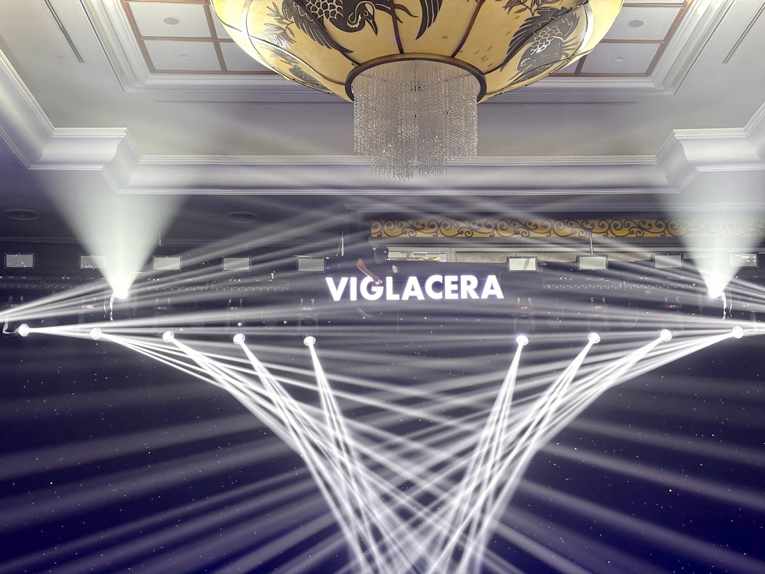 Hiệu ứng ánh sáng tại Gala Dinner VIGSA 2026 Grand Hồ Tràm