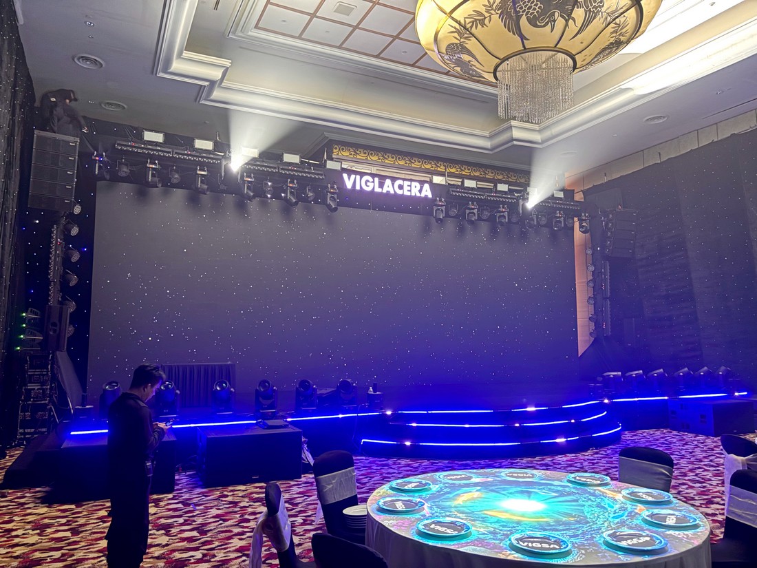 Sân khấu LED Viglacera tại Gala Dinner VIGSA 2026