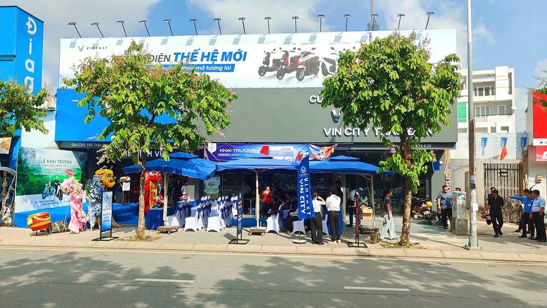 Hoàng Quân Event Solutions tổ chức lễ khai trương VinFast Vin City Thảo Điền