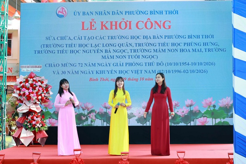 Những tiết mục văn nghễ diễn ra thuận lợi với setup cẩn thận từ Hoàng Quân Event