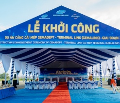 LỄ KHỞI CÔNG DỰ ÁN CẢNG CÁI MÉP GEMADEPT - TERMINAL LINK (GEMALINK) - GIAI ĐOẠN 2