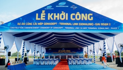 LỄ KHỞI CÔNG DỰ ÁN CẢNG CÁI MÉP GEMADEPT - TERMINAL LINK (GEMALINK) - GIAI ĐOẠN 2